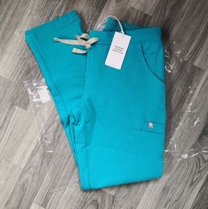 Figs Yola Skinny Scrub Pants Teal XXS Petite
